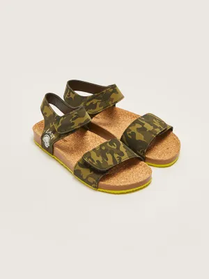 Camouflage Printed Boys Sandals