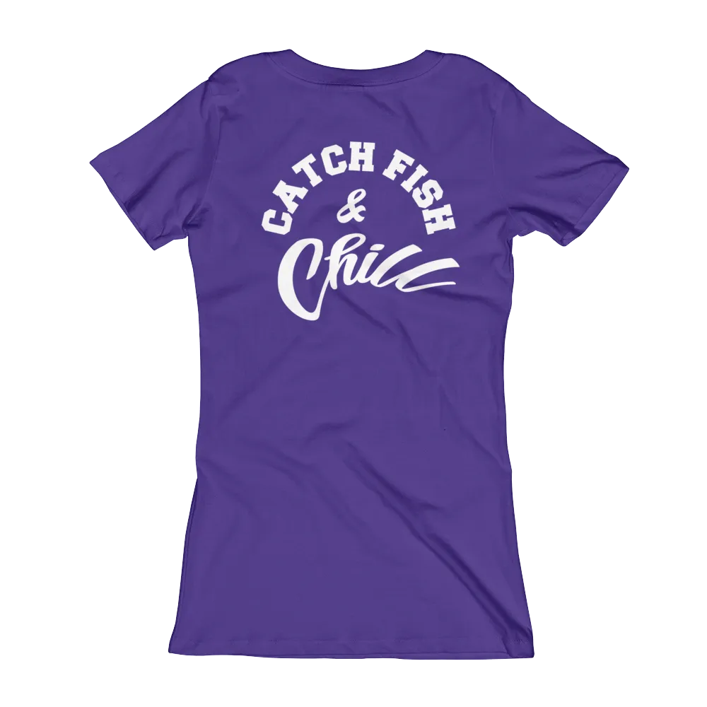 CATCH FISH & CHILL WOMENS V TEE