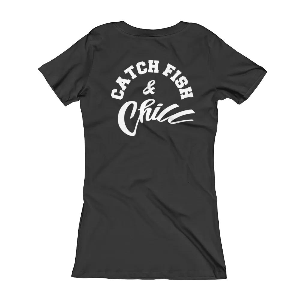 CATCH FISH & CHILL WOMENS V TEE