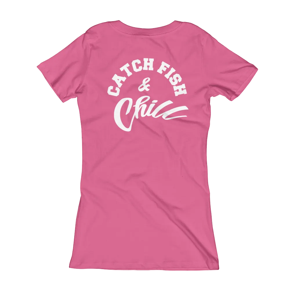 CATCH FISH & CHILL WOMENS V TEE