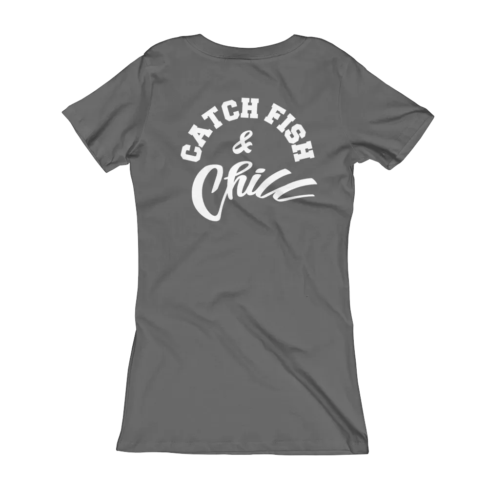 CATCH FISH & CHILL WOMENS V TEE