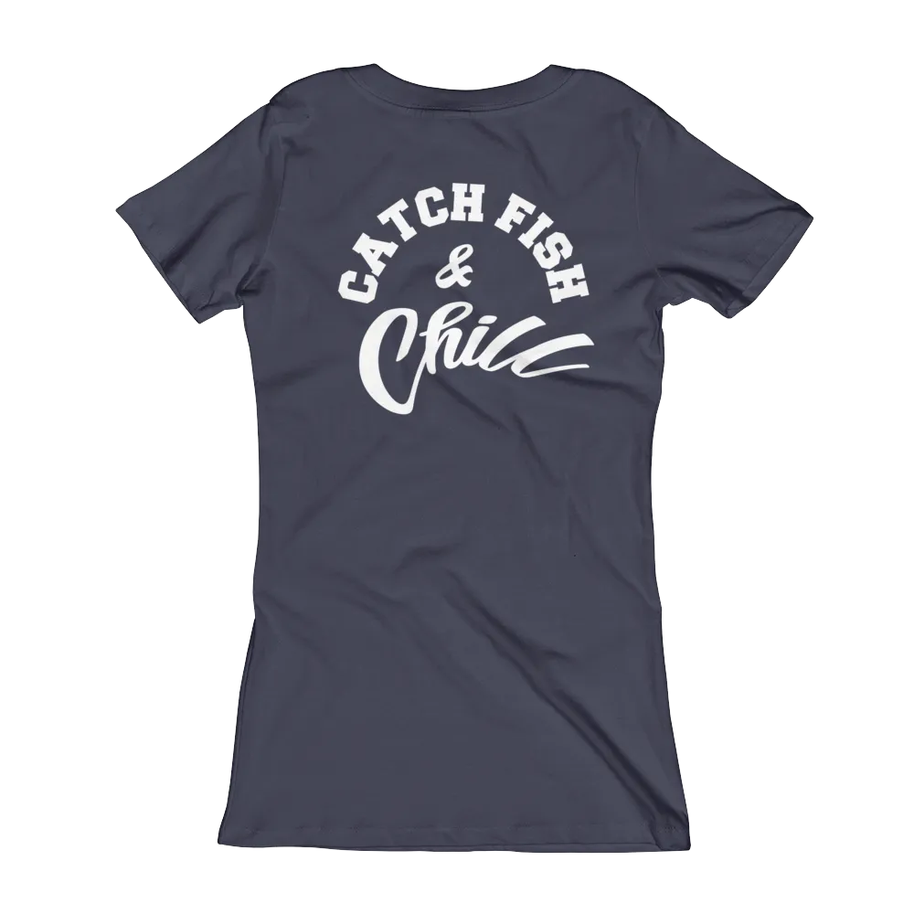 CATCH FISH & CHILL WOMENS V TEE