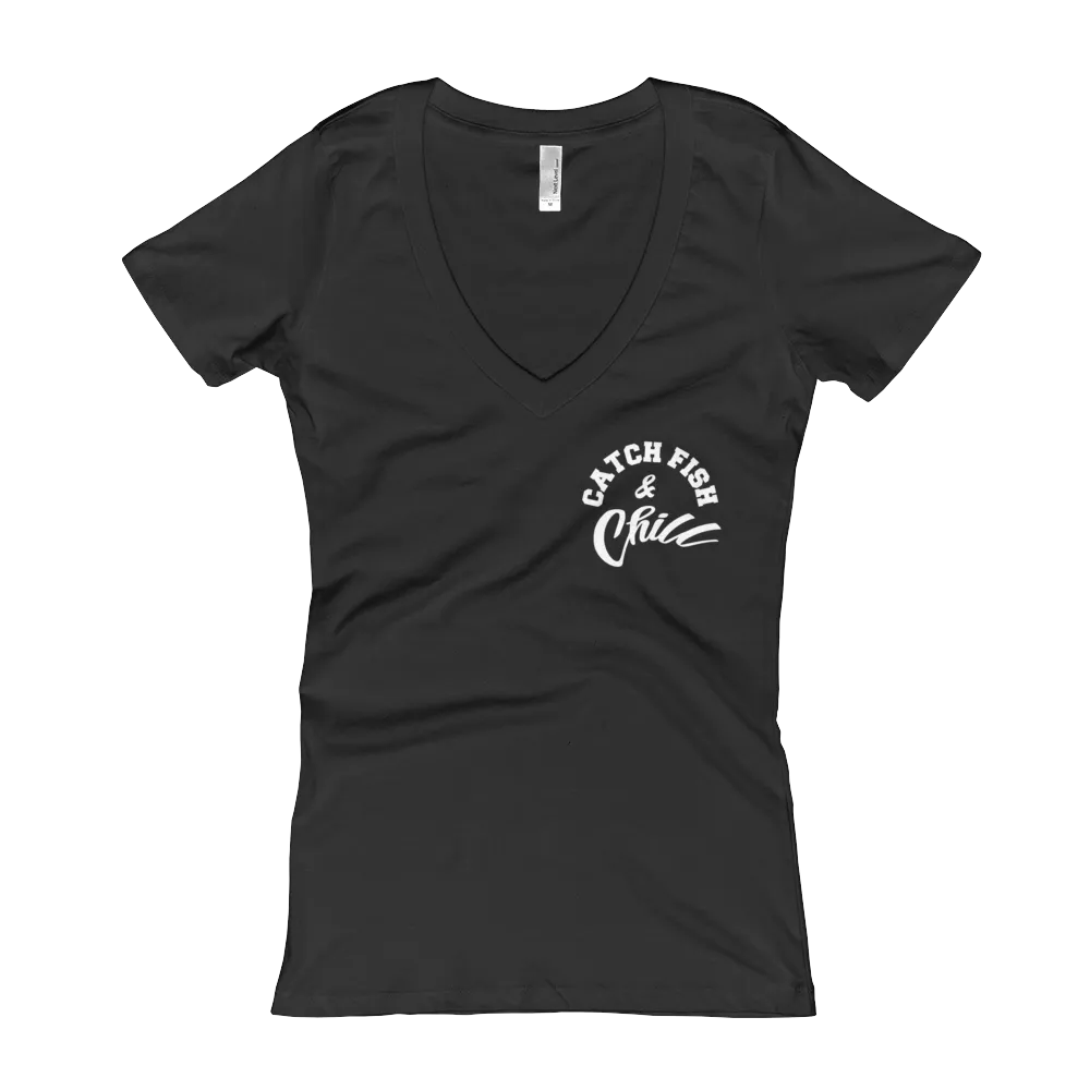 CATCH FISH & CHILL WOMENS V TEE