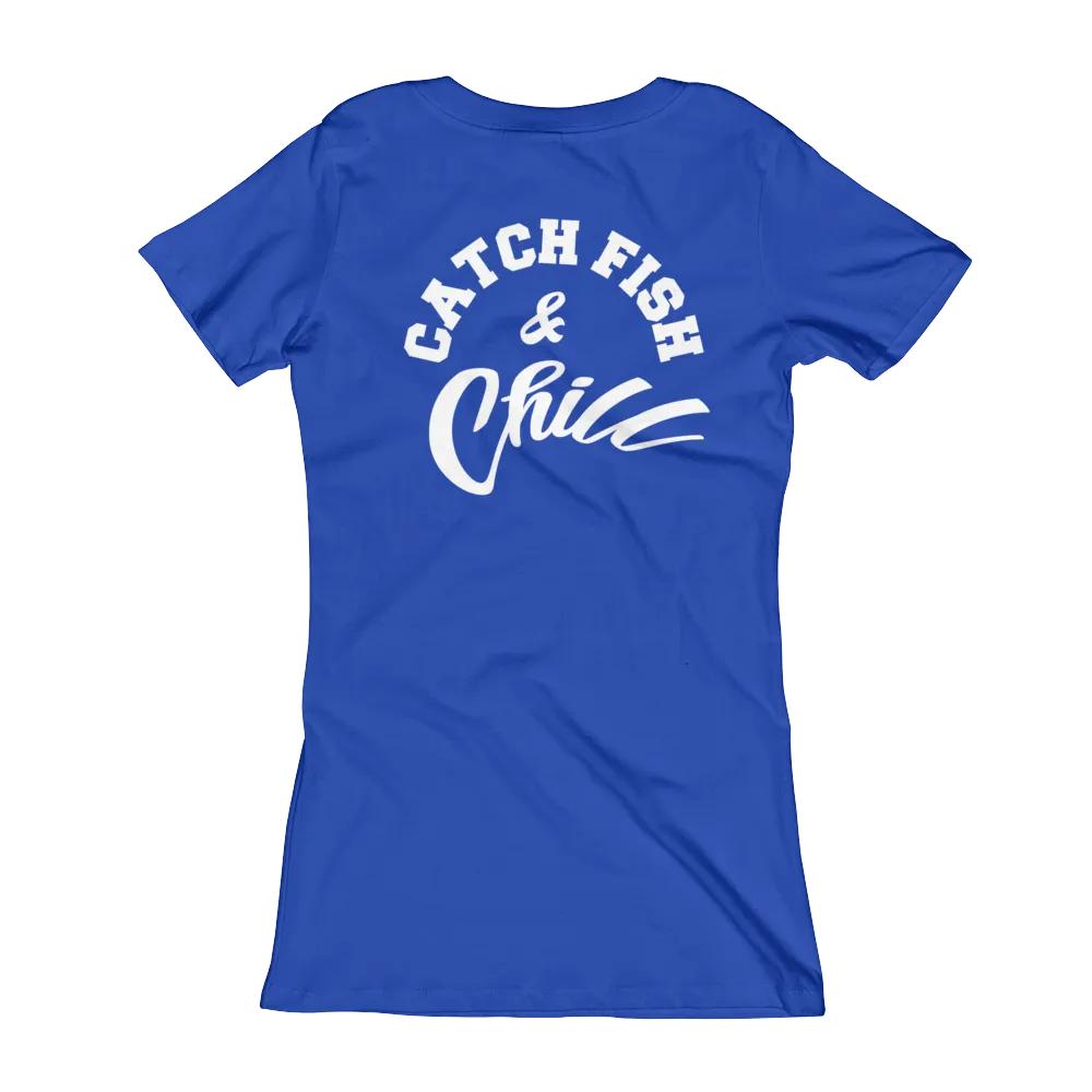 CATCH FISH & CHILL WOMENS V TEE