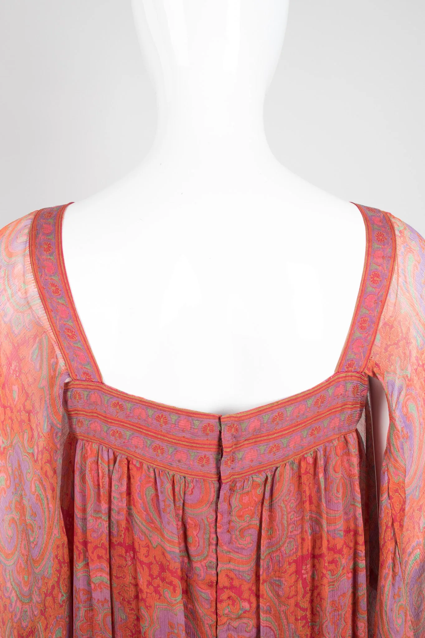 Chiffon Flutter Sleeve Dress