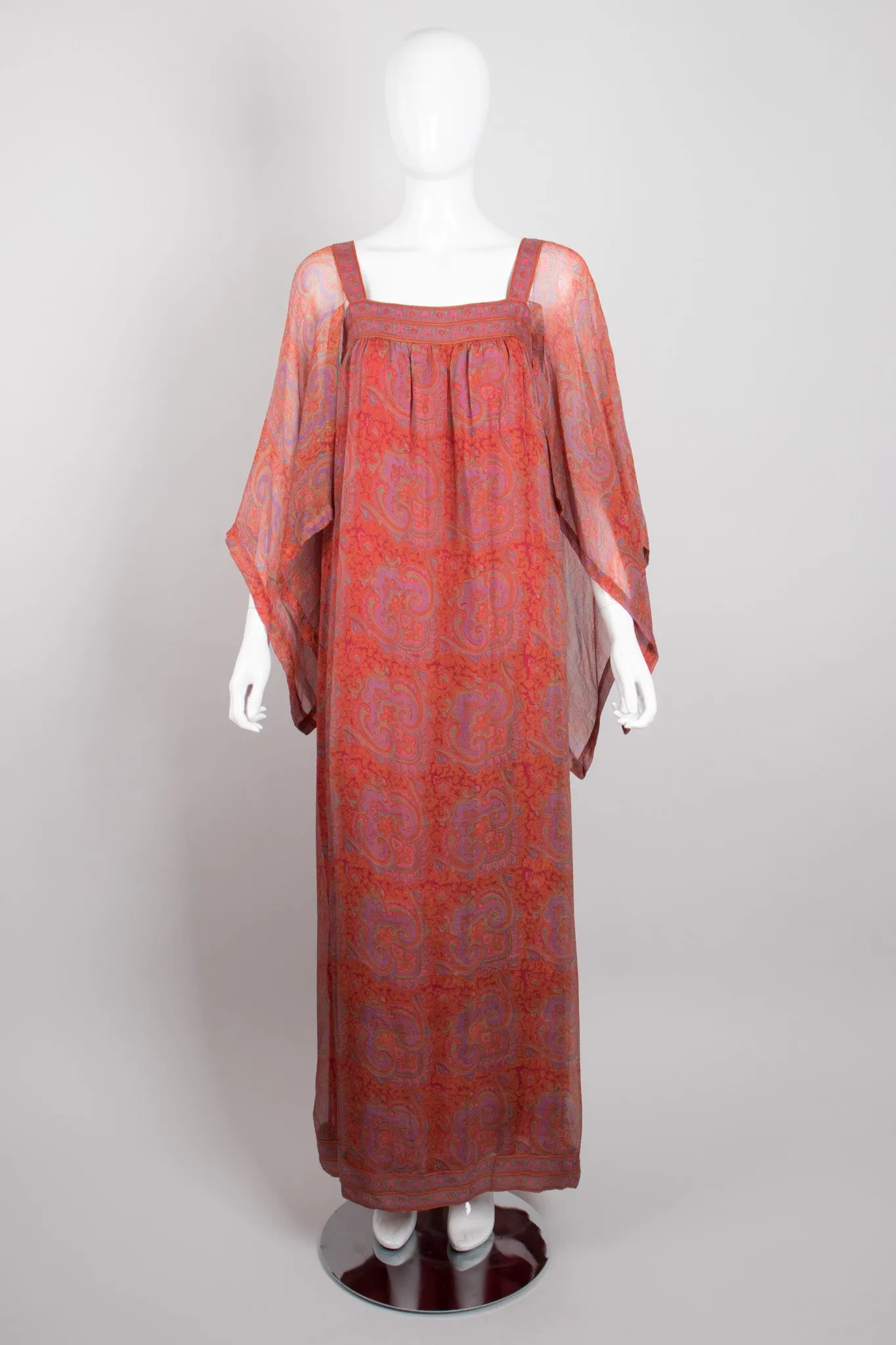 Chiffon Flutter Sleeve Dress