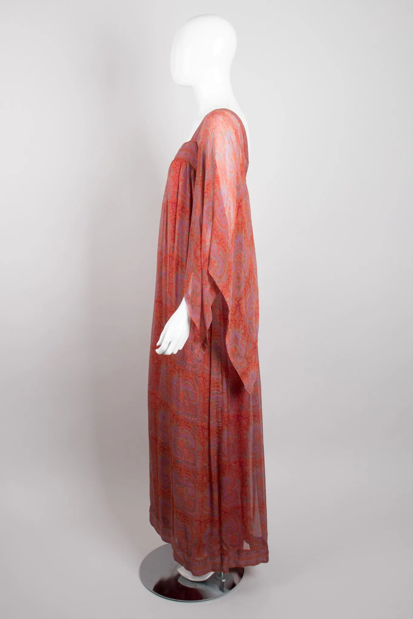 Chiffon Flutter Sleeve Dress