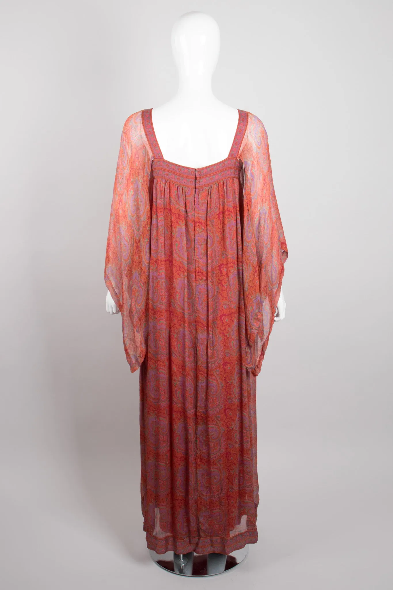 Chiffon Flutter Sleeve Dress