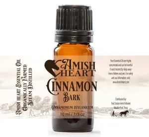 Cinnamon Bark Essential Oil | Amish Heart | Organic & Potent Health Benefits