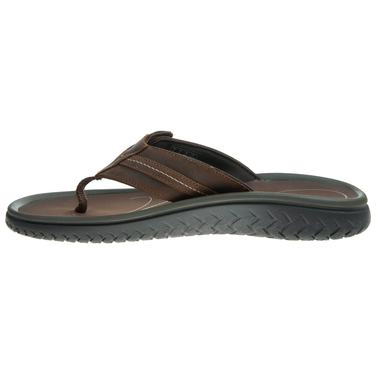Clarks Wesley Sun Leather Men's Toe Post Sandals