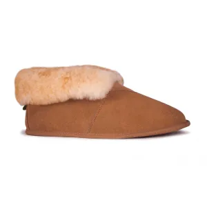 Cloud Nine Sheepskin Men's Soft Sole   Ankle Bootie Slippers
