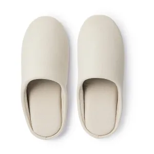 Cotton Insole Slippers - Light beige