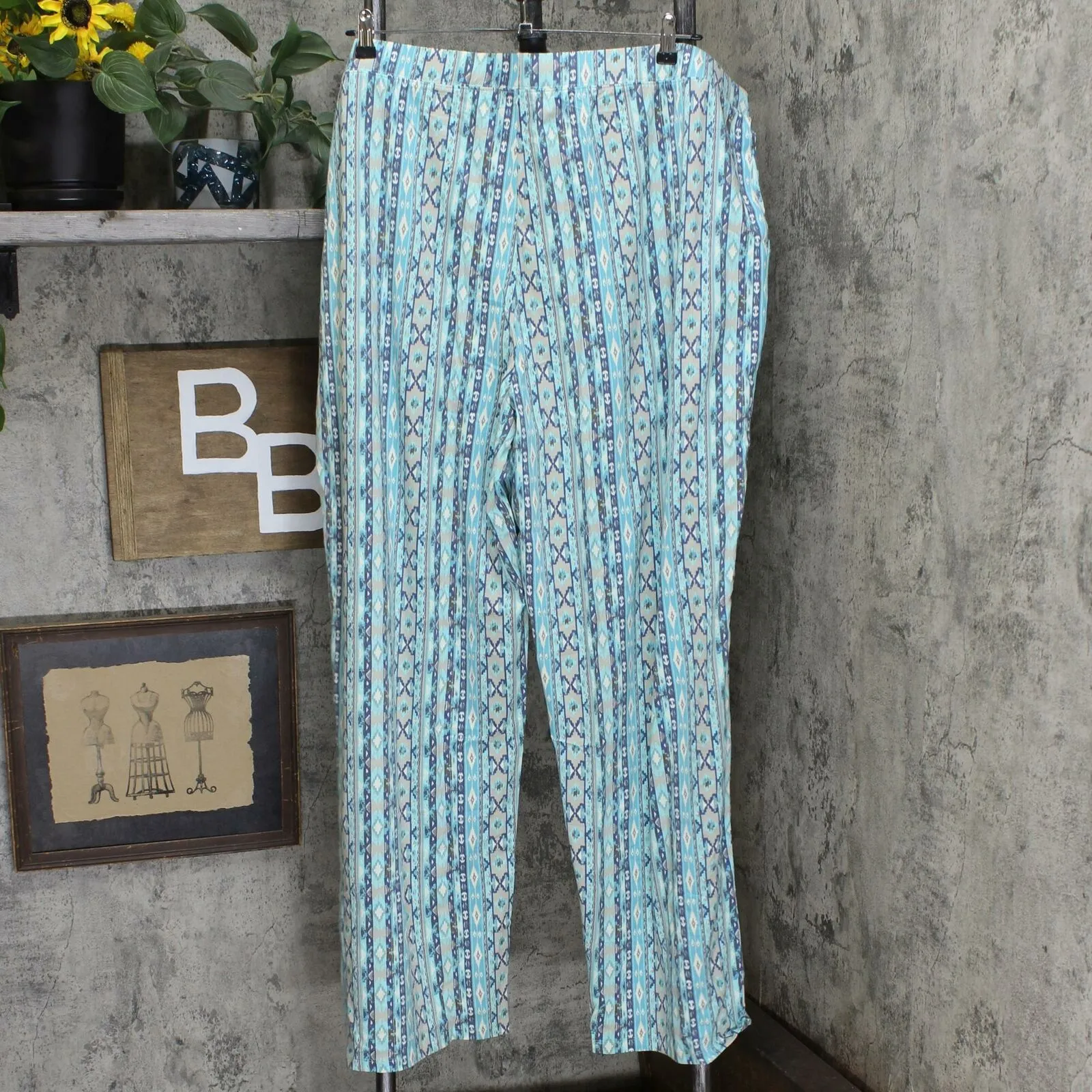 Denim & Co. Plus Tall Pull-On Wide-Leg Beach Pants