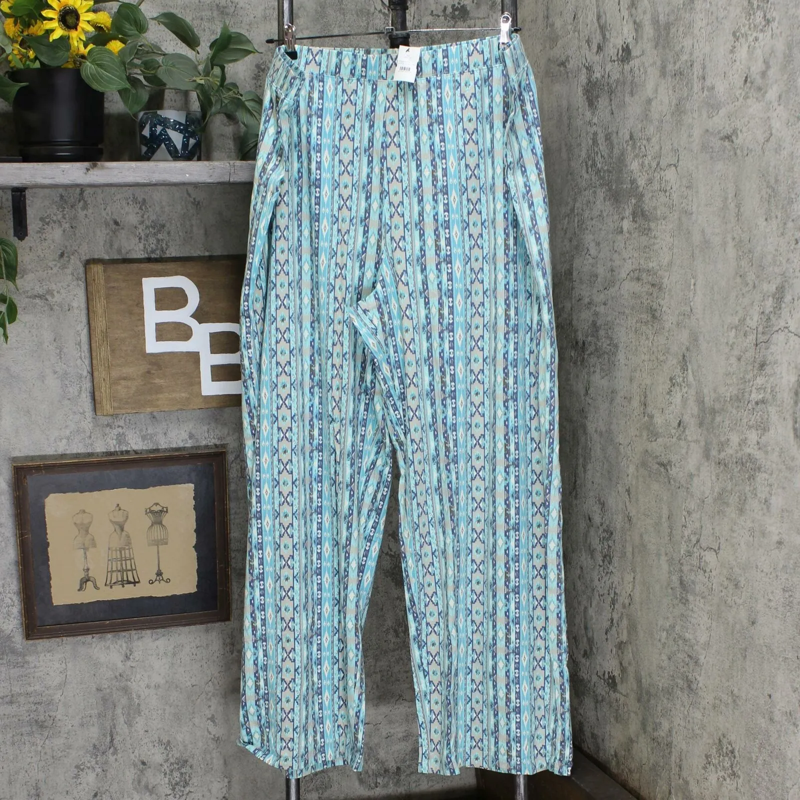 Denim & Co. Plus Tall Pull-On Wide-Leg Beach Pants