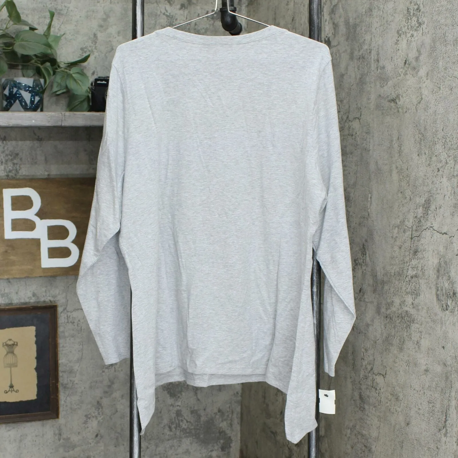 Denim & Co. Women's Perfect Jersey Long Sleeve V-Neck Trapeze Hem Top