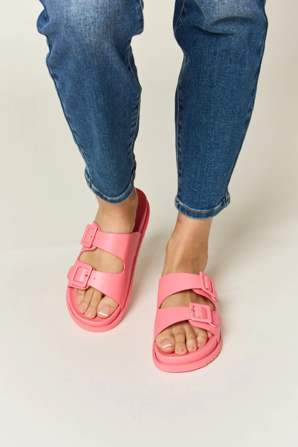 Double Buckle Sandals