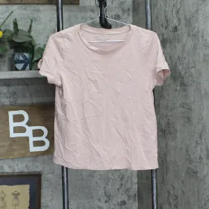 Eileen Fisher Womens Organic Cotton T-Shirt R9PID-T4100P Mauve Pink PM