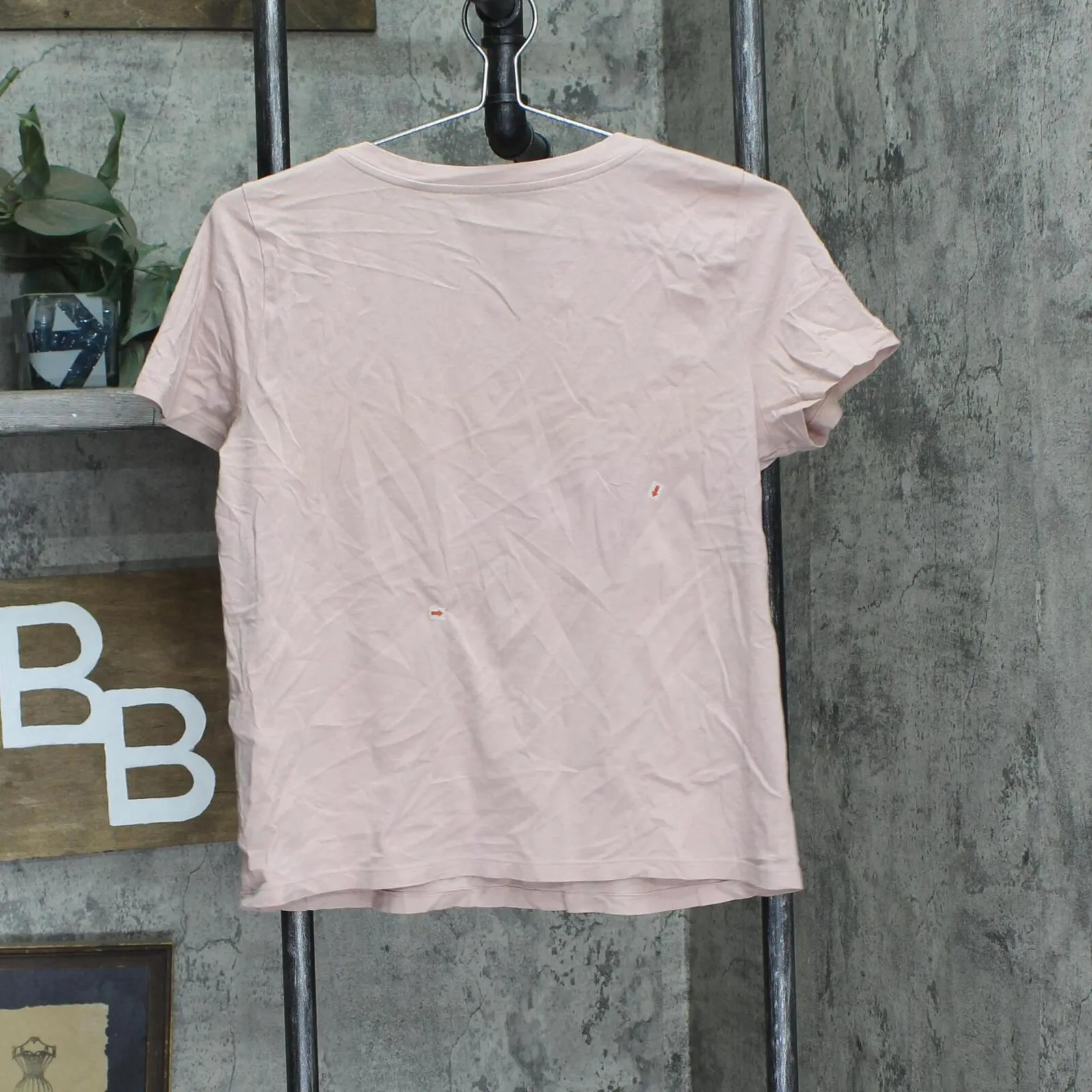 Eileen Fisher Womens Organic Cotton T-Shirt R9PID-T4100P Mauve Pink PM