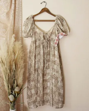 English Floral Cotton Dress
