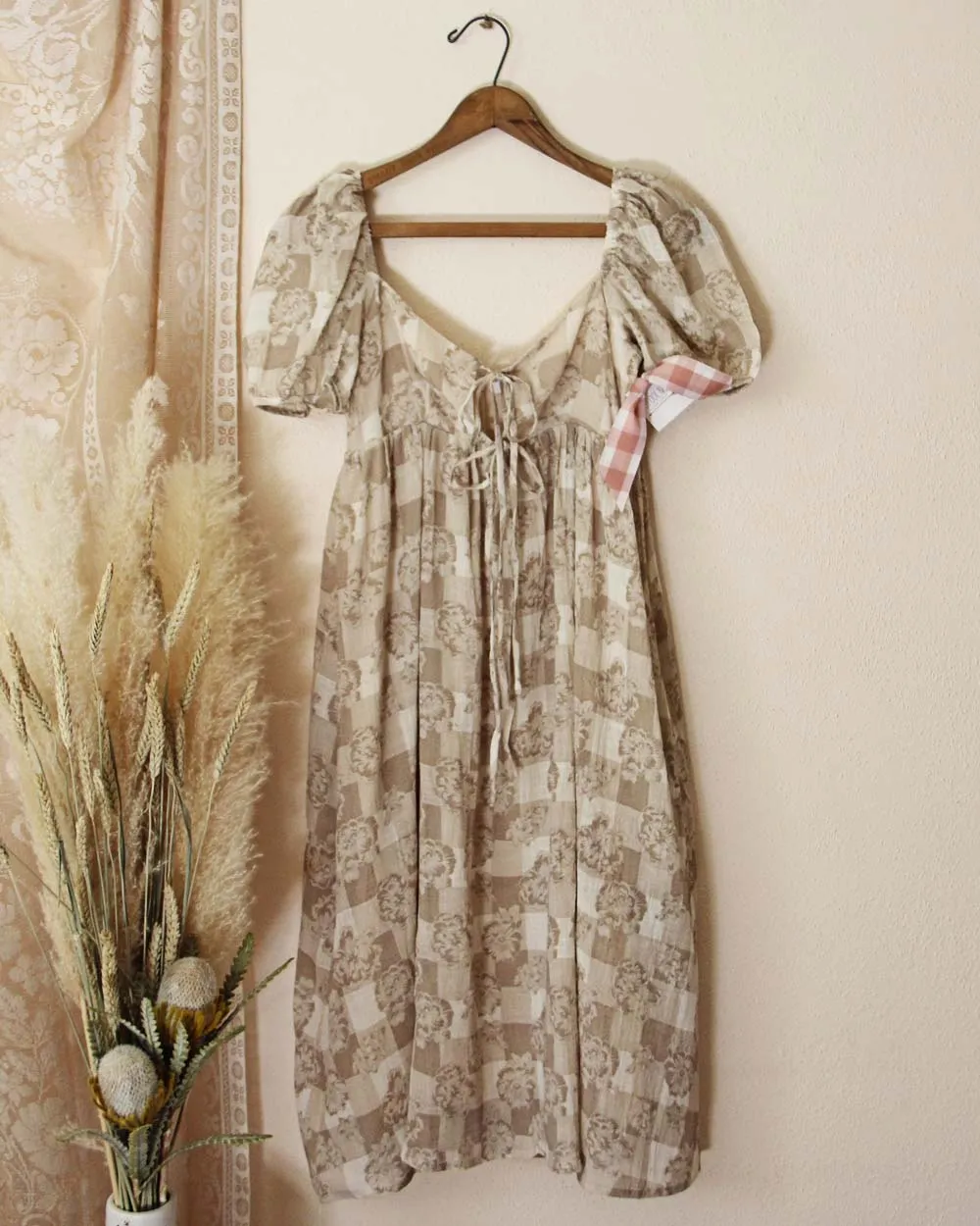 English Floral Cotton Dress