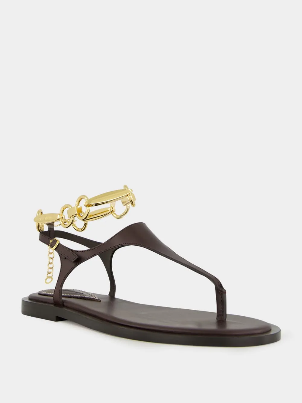 Espresso Wild Leather Sandal
