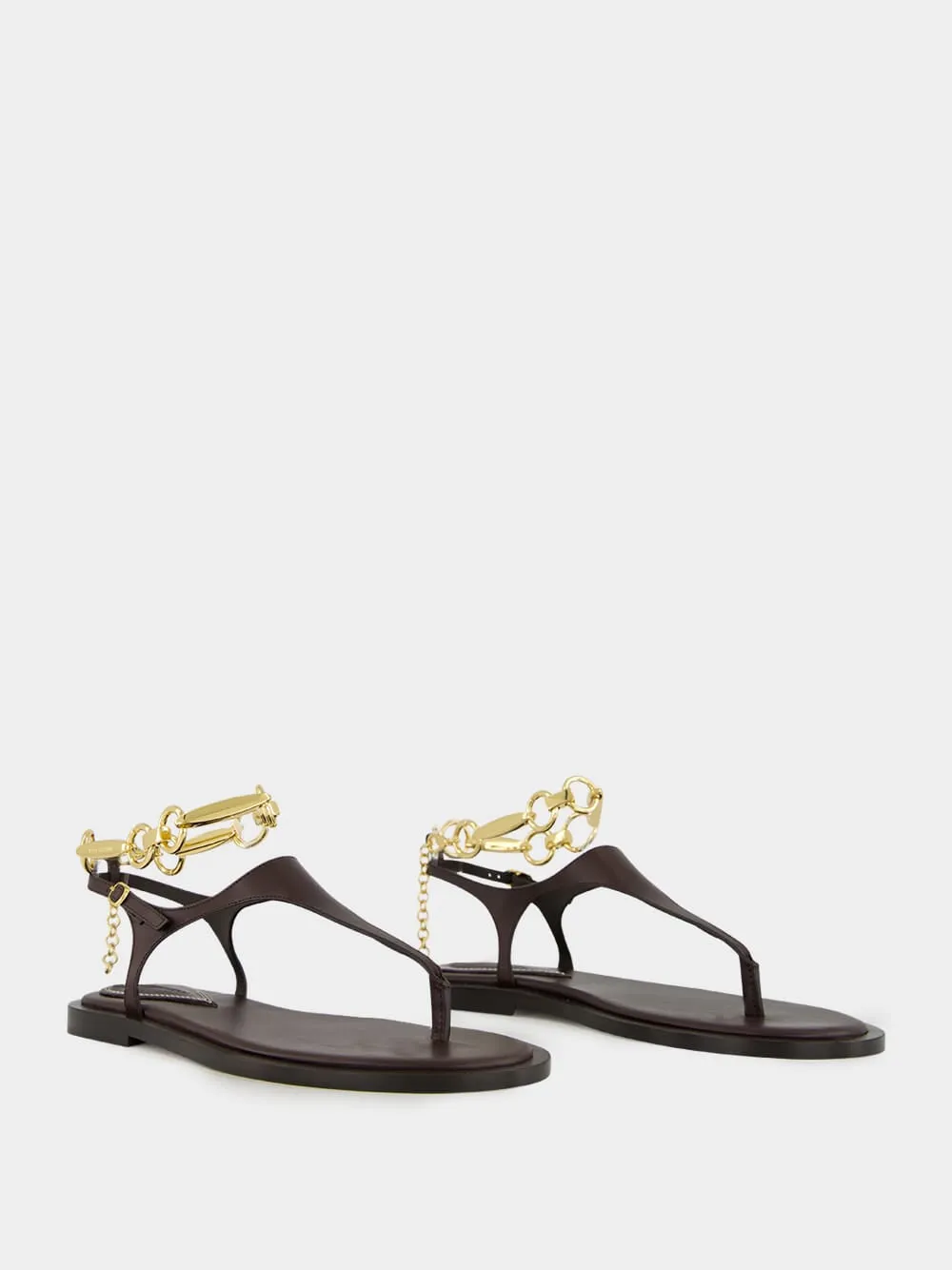 Espresso Wild Leather Sandal