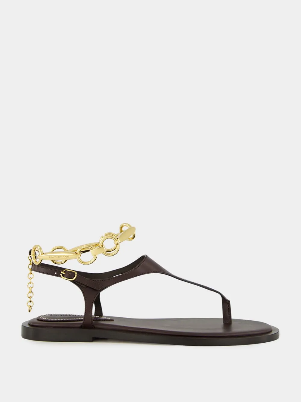 Espresso Wild Leather Sandal