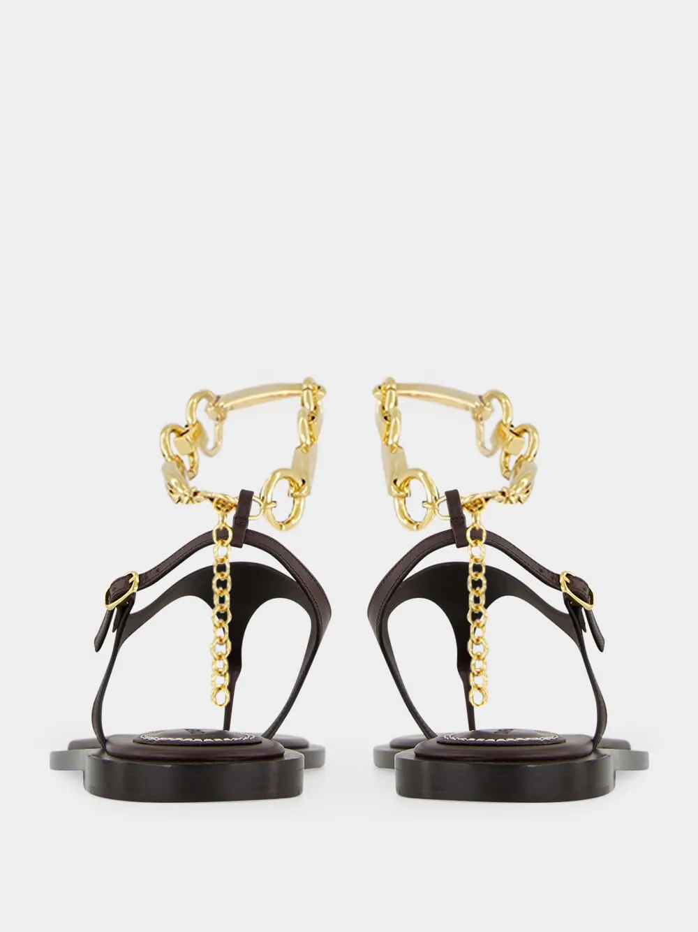 Espresso Wild Leather Sandal