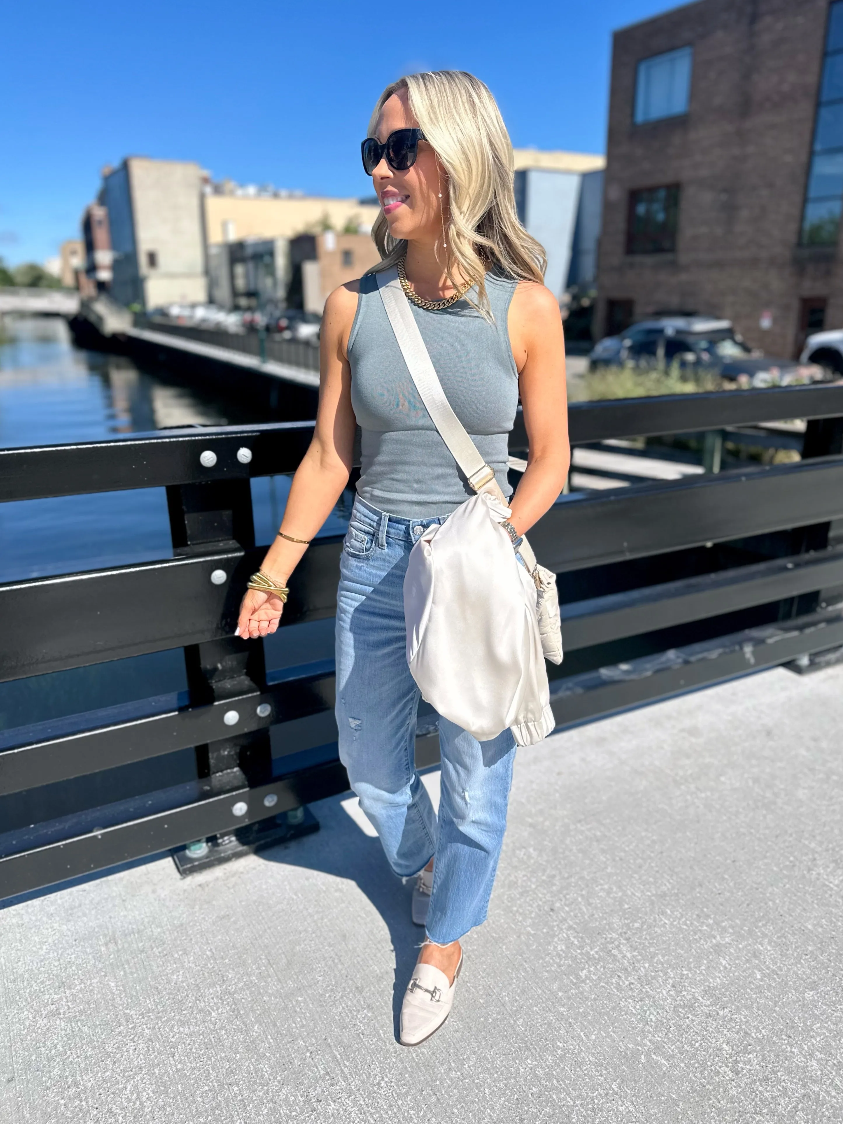 Essential Ease Sleeveless Top - Spruce
