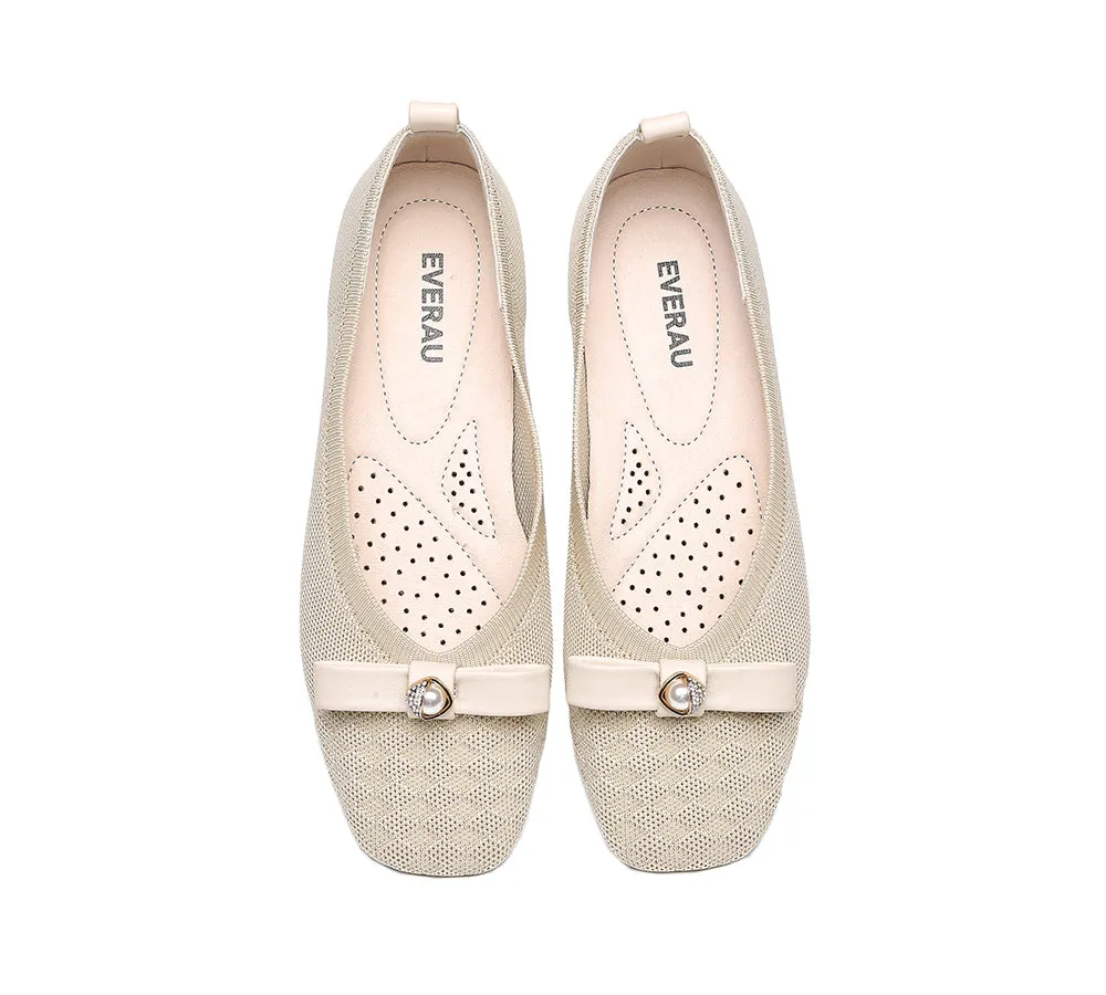 EVERAU® Flats With Bow Women Yolanda