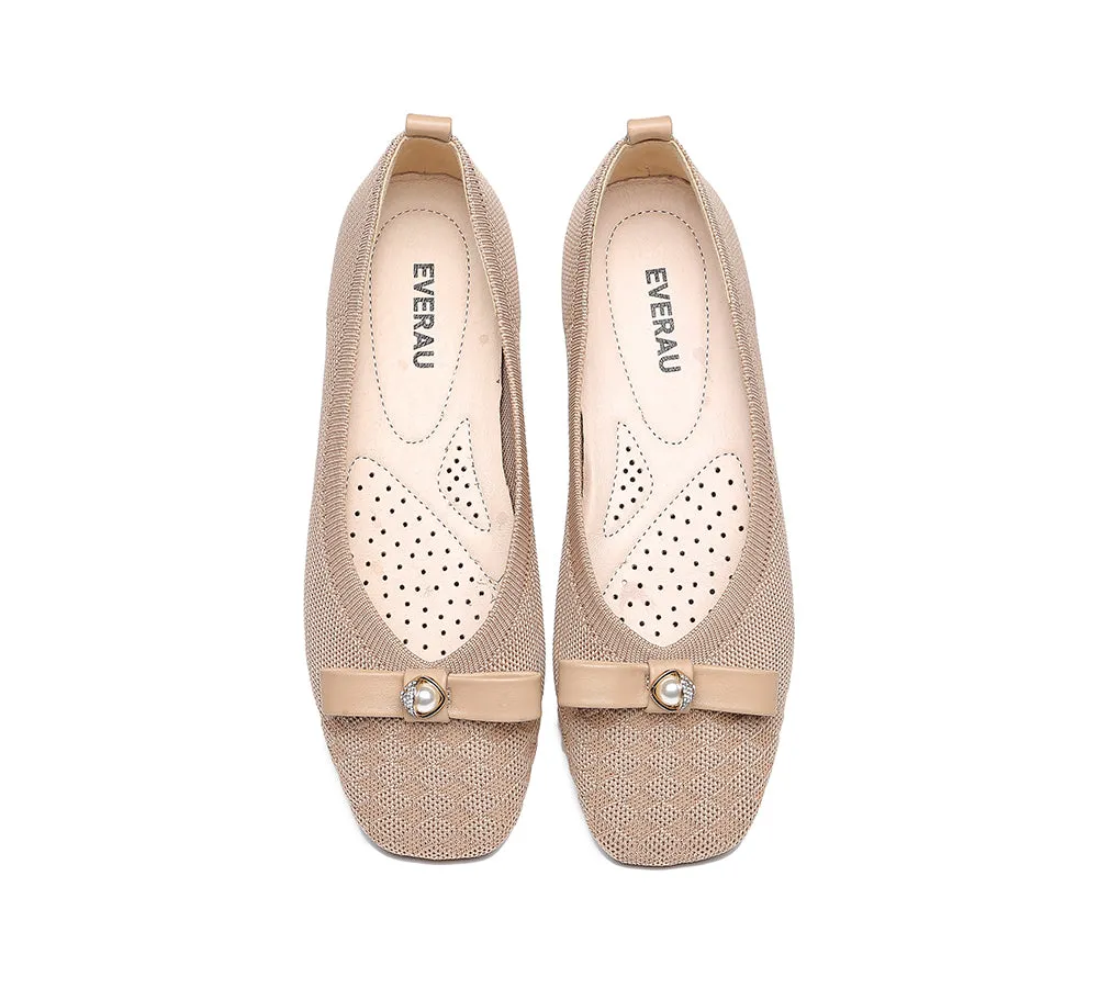 EVERAU® Flats With Bow Women Yolanda