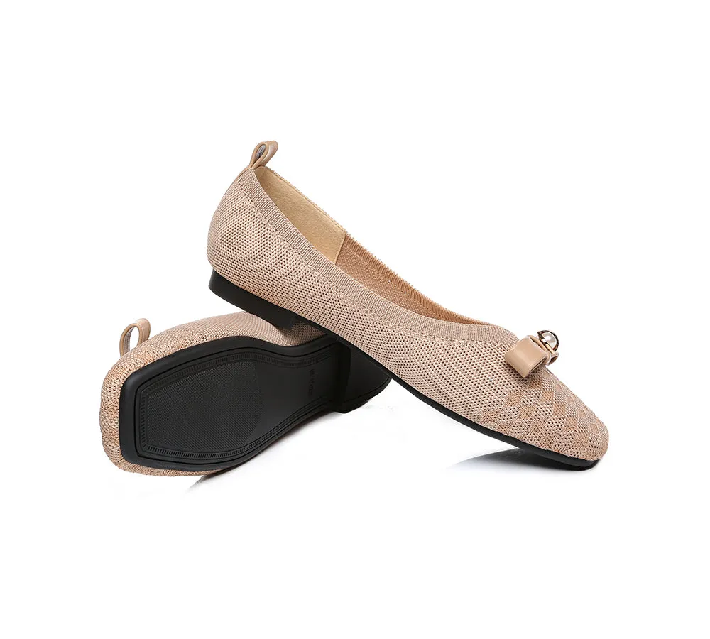 EVERAU® Flats With Bow Women Yolanda