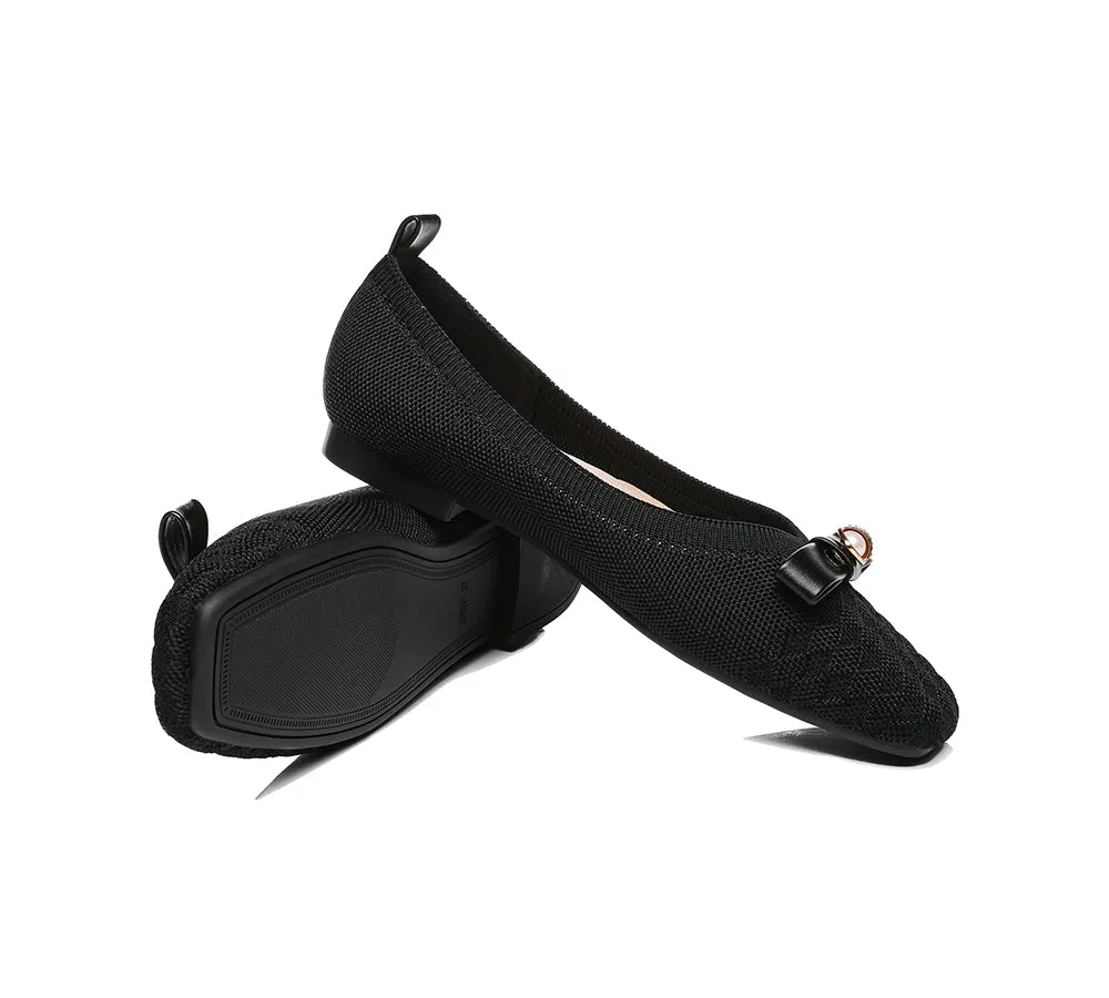 EVERAU® Flats With Bow Women Yolanda