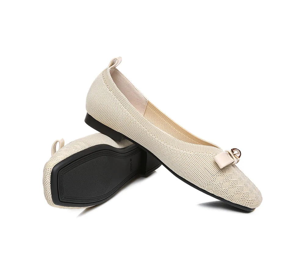 EVERAU® Flats With Bow Women Yolanda