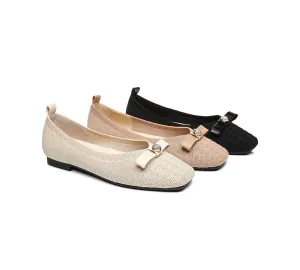 EVERAU® Flats With Bow Women Yolanda