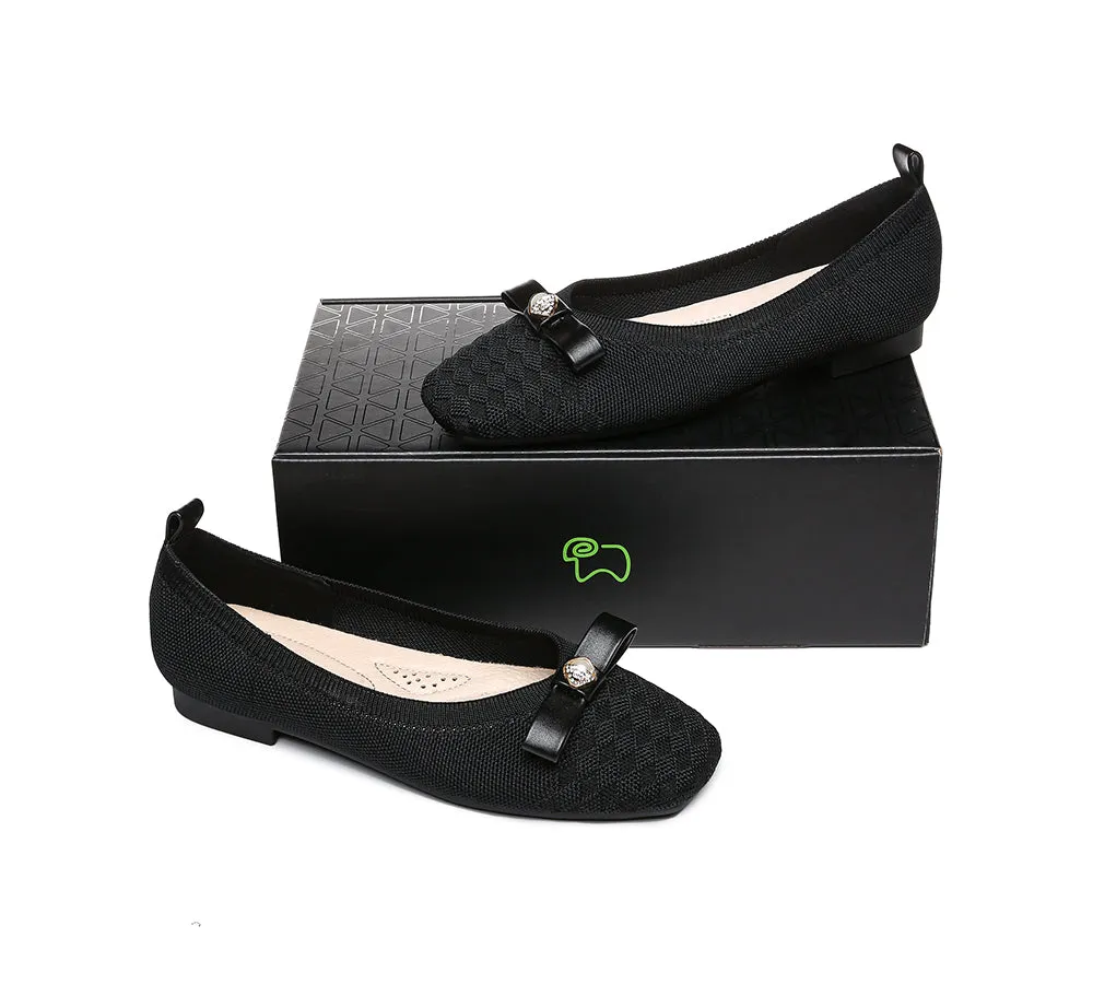 EVERAU® Flats With Bow Women Yolanda