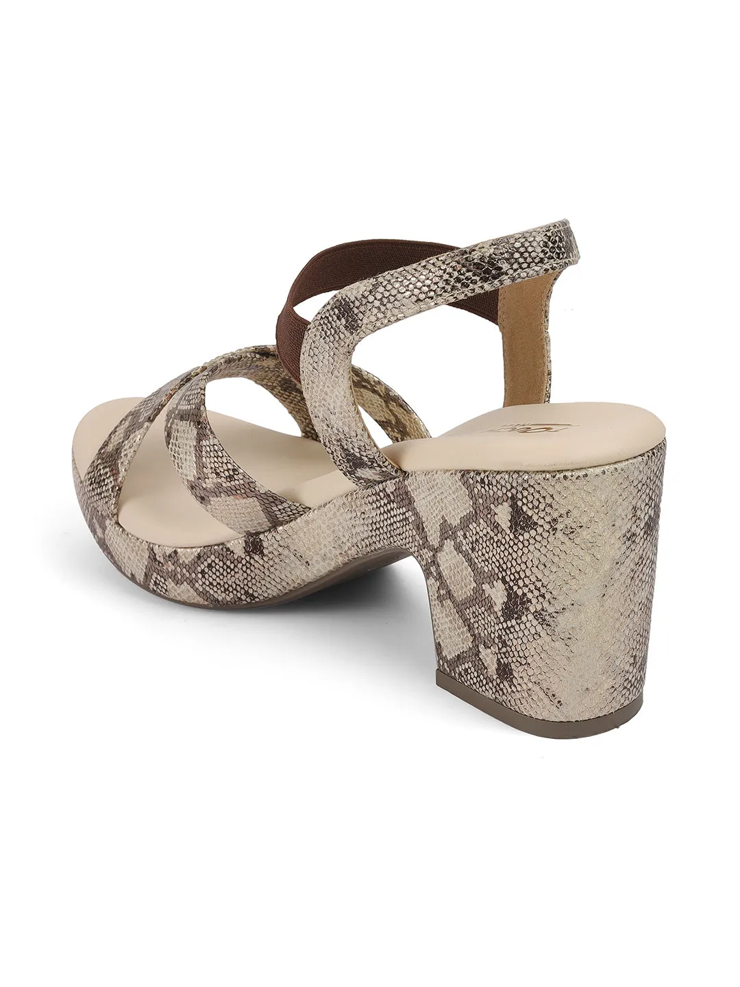 Fancy Solid Backstrap Comfortable Sole Stylish Casual Heel Sandal,for Womens & Girls