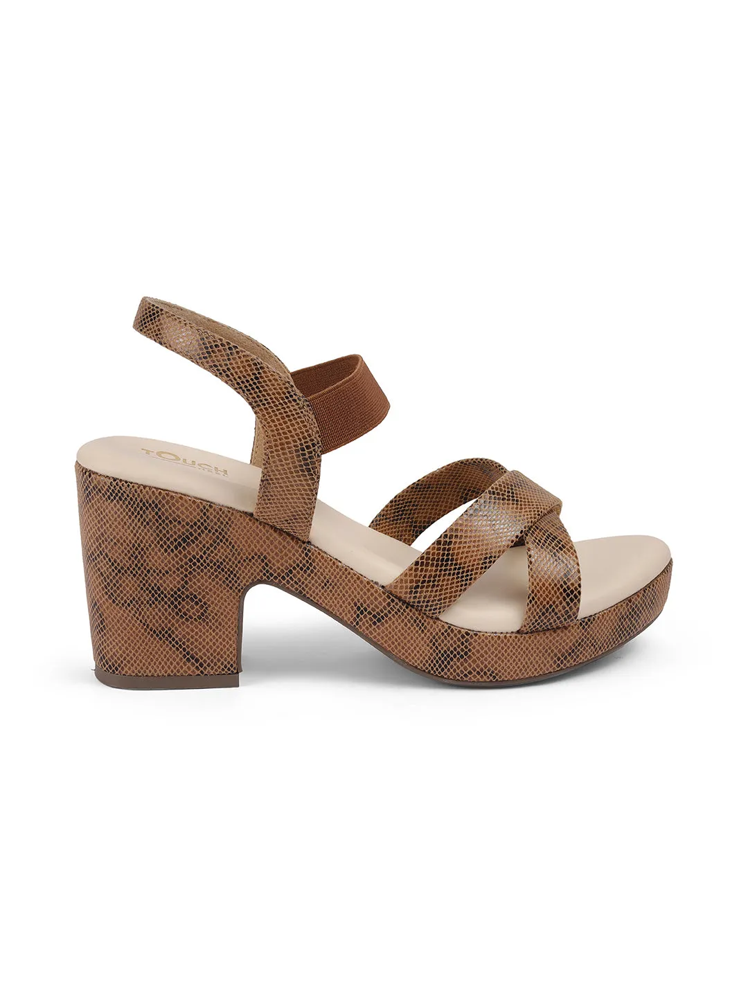 Fancy Solid Backstrap Comfortable Sole Stylish Casual Heel Sandal,for Womens & Girls