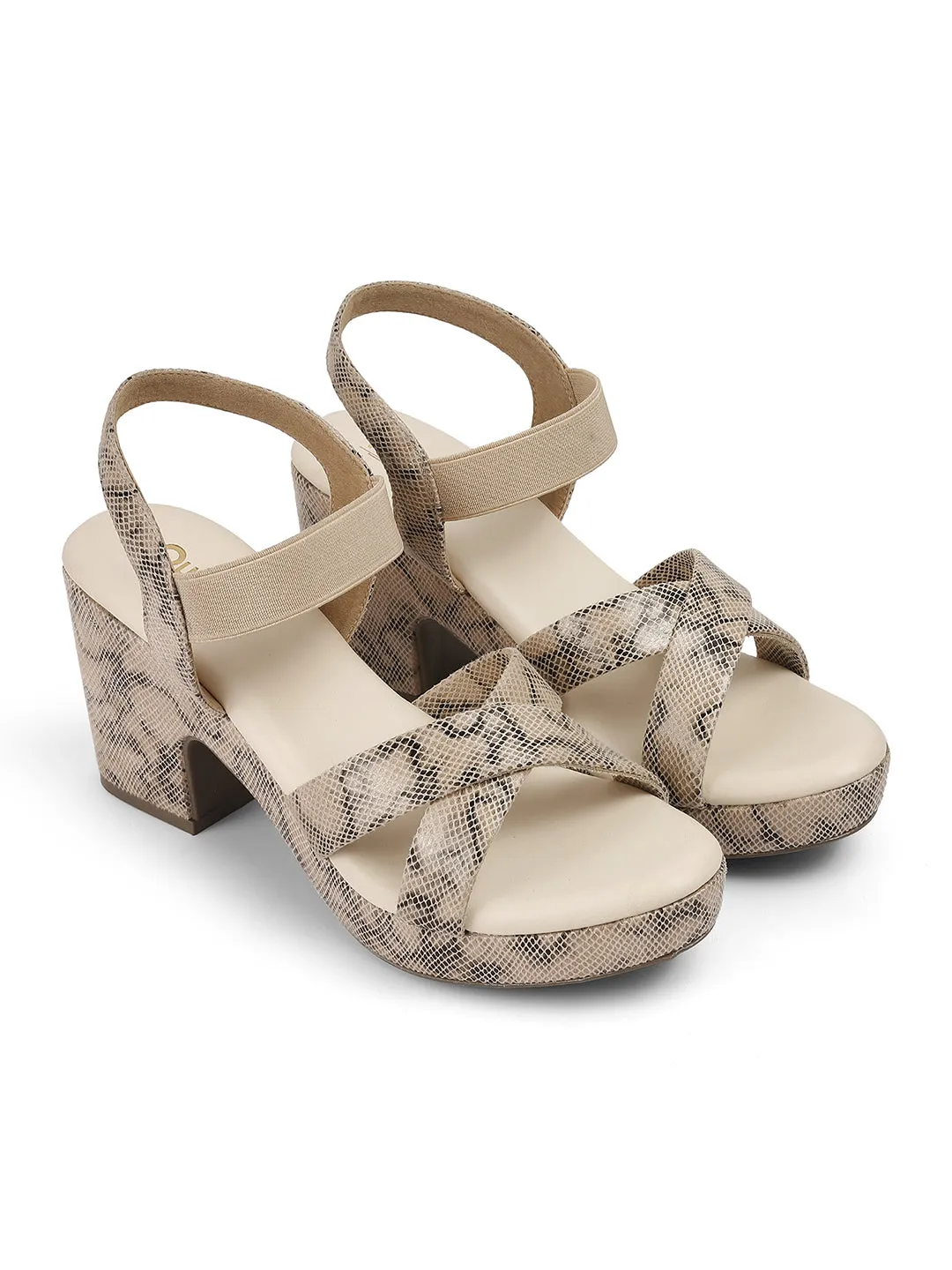 Fancy Solid Backstrap Comfortable Sole Stylish Casual Heel Sandal,for Womens & Girls