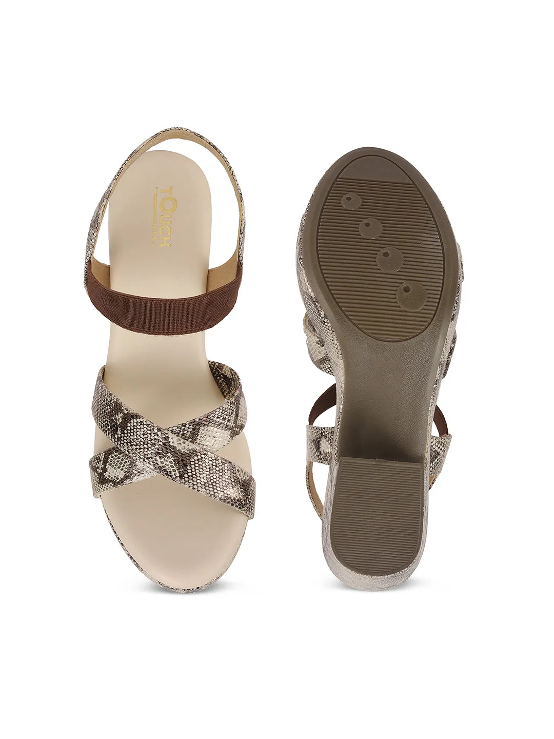 Fancy Solid Backstrap Comfortable Sole Stylish Casual Heel Sandal,for Womens & Girls