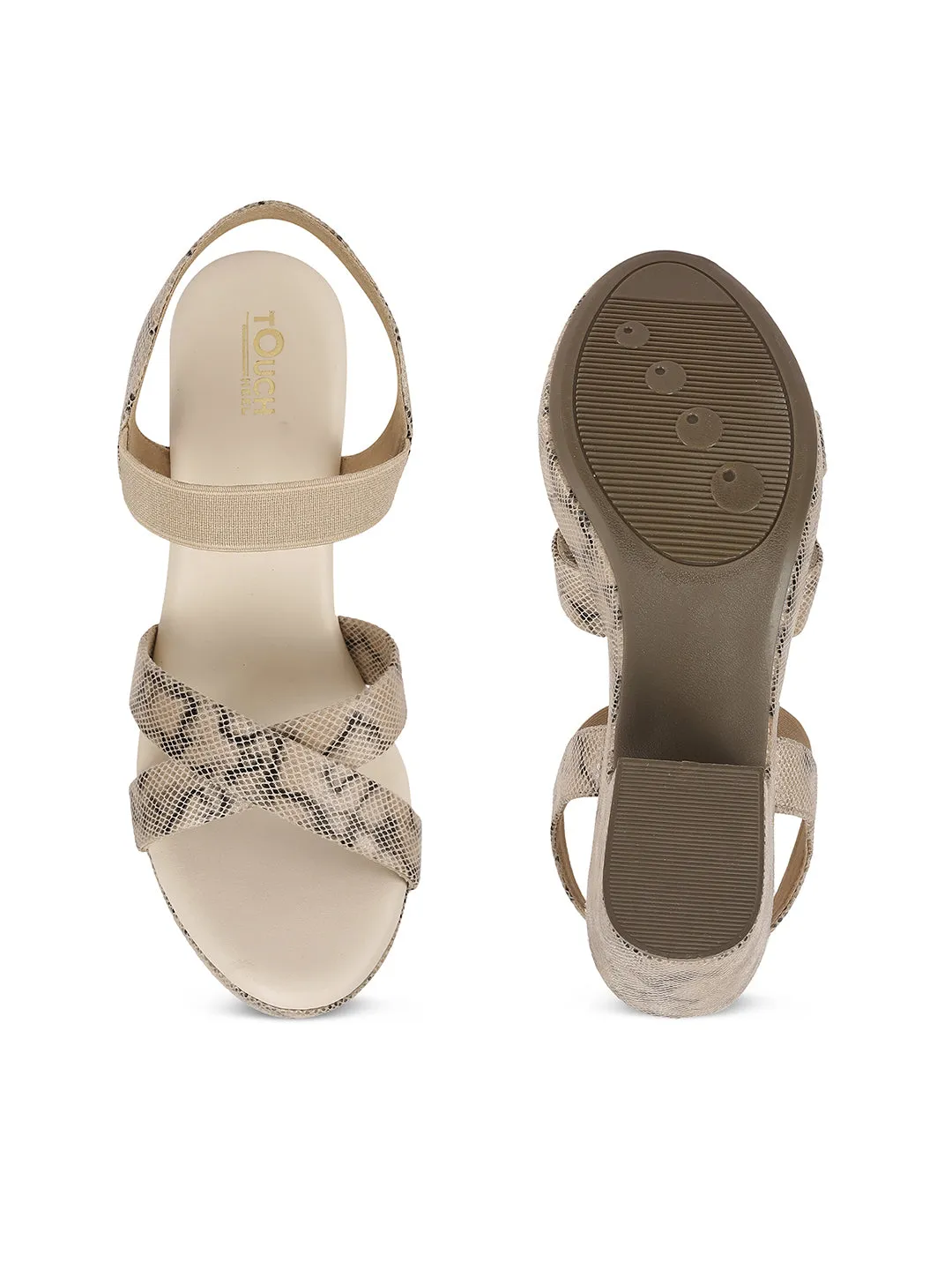 Fancy Solid Backstrap Comfortable Sole Stylish Casual Heel Sandal,for Womens & Girls