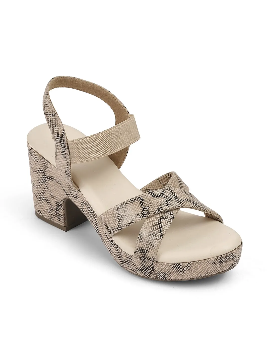 Fancy Solid Backstrap Comfortable Sole Stylish Casual Heel Sandal,for Womens & Girls
