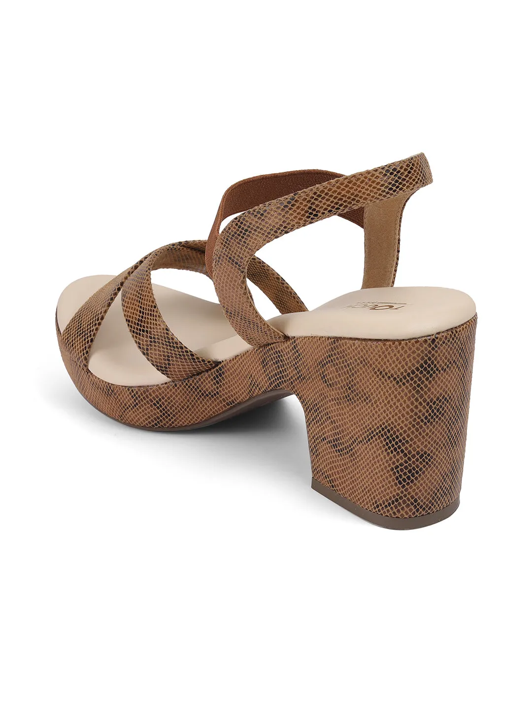 Fancy Solid Backstrap Comfortable Sole Stylish Casual Heel Sandal,for Womens & Girls