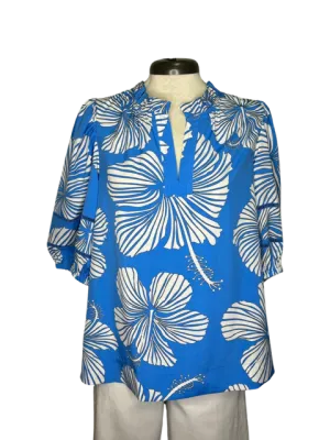 Floral Grande Puff Sleeve Top