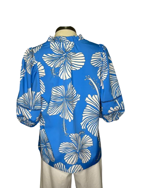 Floral Grande Puff Sleeve Top
