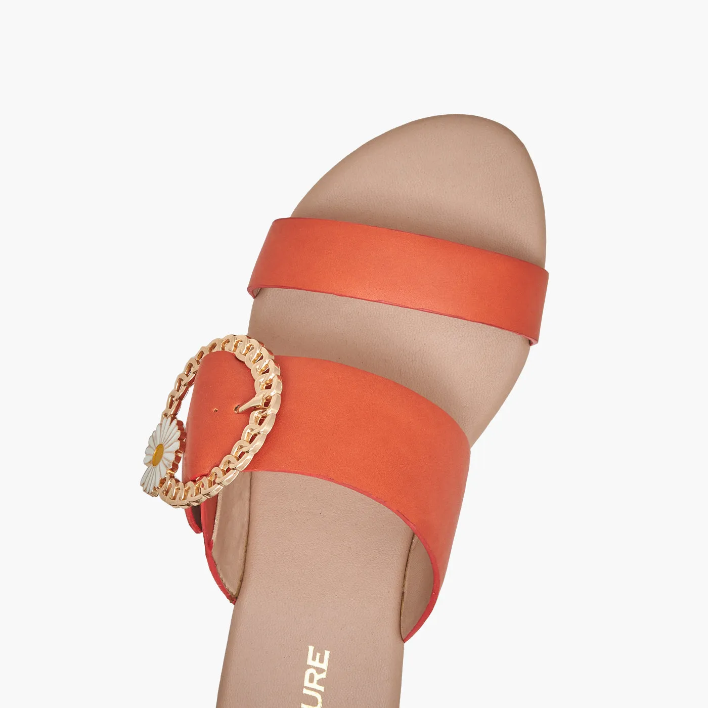 Floral Trim Women's Chappals