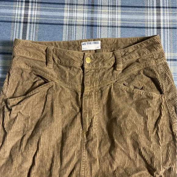Free people Come As You Are Corduroy Maxi Skirt in Chocolate Brown size 6