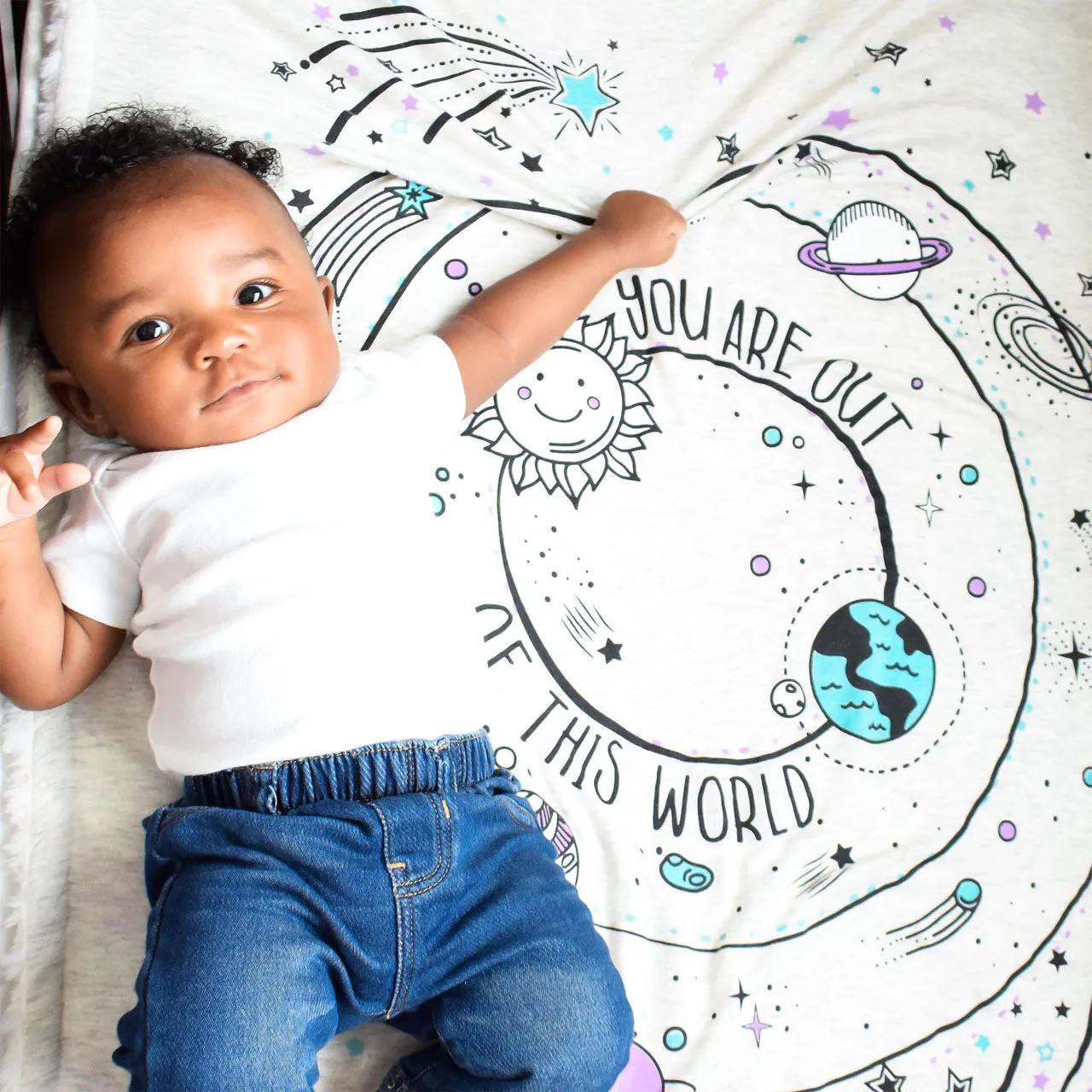 Galaxy Cozy Baby Blanket - Wholesale
