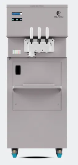 Gel Matic MV Easy 2 Kolor PM Vertical Double Flavour   3 Variegate Soft Serve Machine - Pump Fed