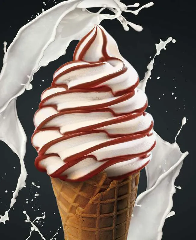 Gel Matic MV Easy 2 Kolor PM Vertical Double Flavour   3 Variegate Soft Serve Machine - Pump Fed